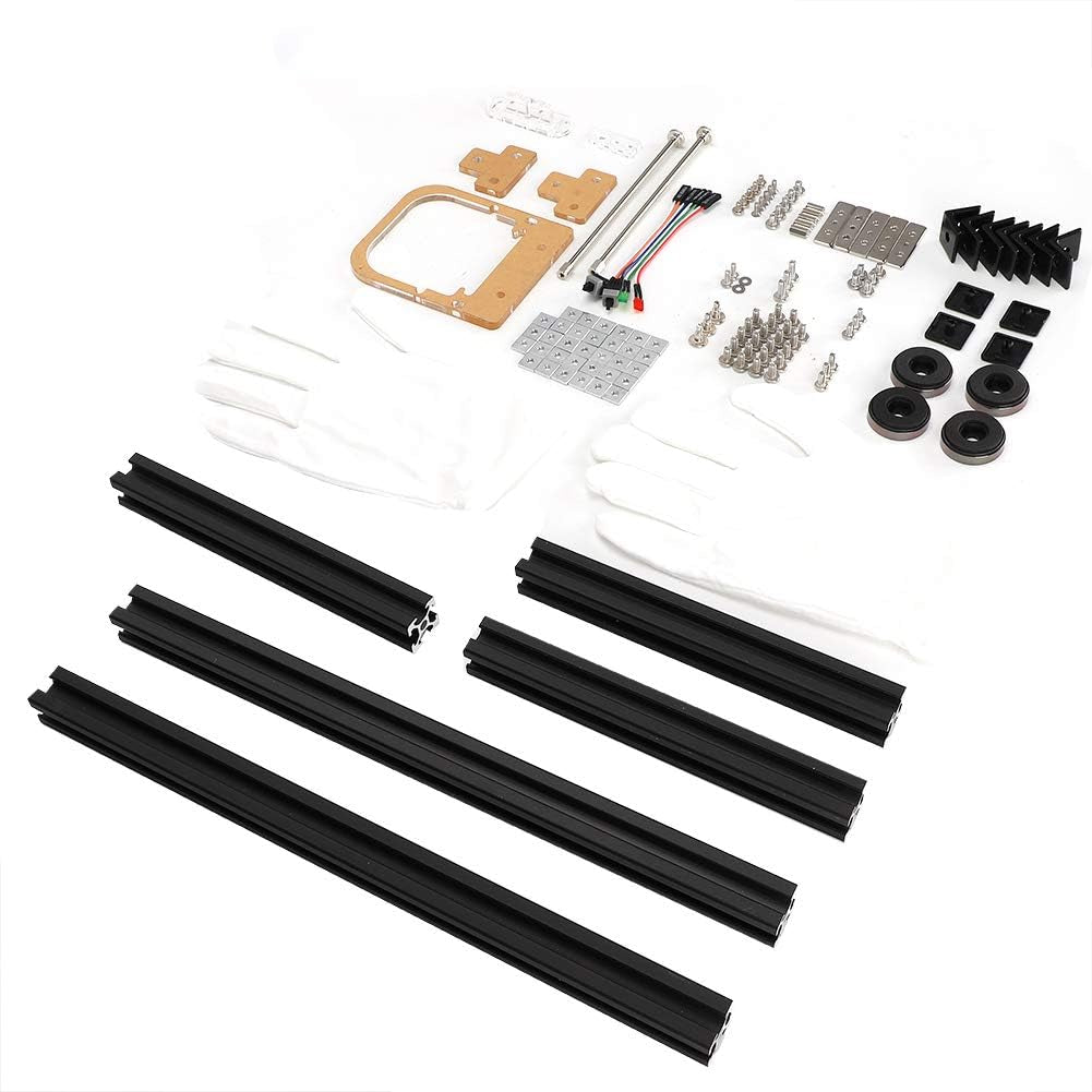 ITX Test Bench Computer Case PC Test Bench, ITX Computer Open Air Case Bracket Aluminum DIY Bare Frame, ATX Case Open Air Computer Case ITX Motherboard Test Bench-Black