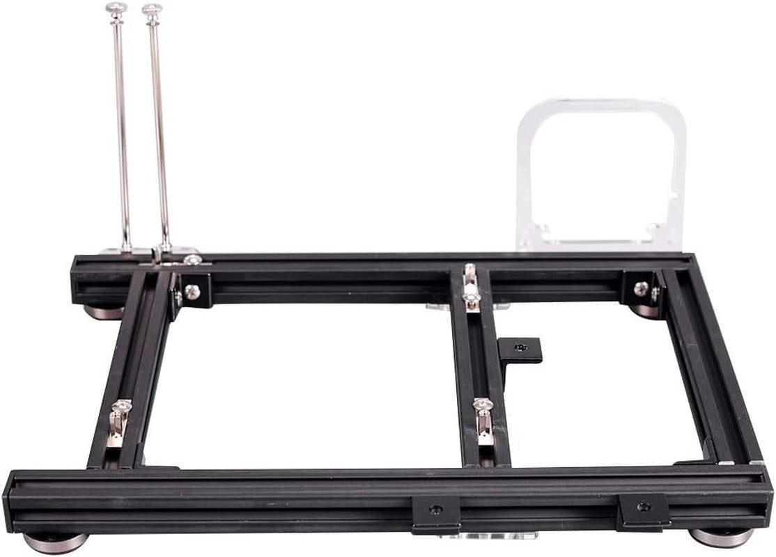 ITX Test Bench Computer Case PC Test Bench, ITX Computer Open Air Case Bracket Aluminum DIY Bare Frame, ATX Case Open Air Computer Case ITX Motherboard Test Bench-Black