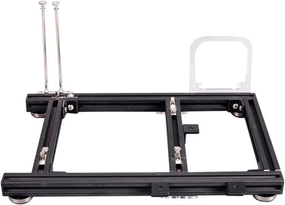 ITX Test Bench Computer Case PC Test Bench, ITX Computer Open Air Case Bracket Aluminum DIY Bare Frame, ATX Case Open Air Computer Case ITX Motherboard Test Bench-Black