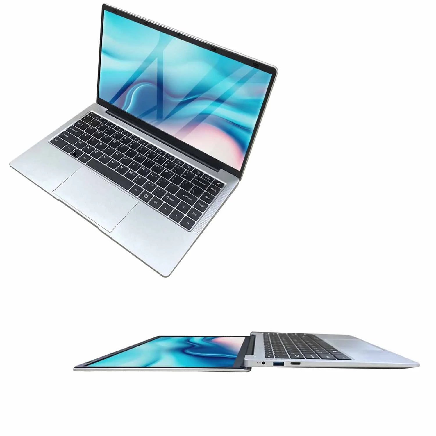 14.1" Student Laptop Computer Windows 11 Pro Office 2024 Privacy Camera 6GB RAM 512GB SSD 2.6 Ghz Wifi5 BT 4.2 Lightweight Business Laptop Computer