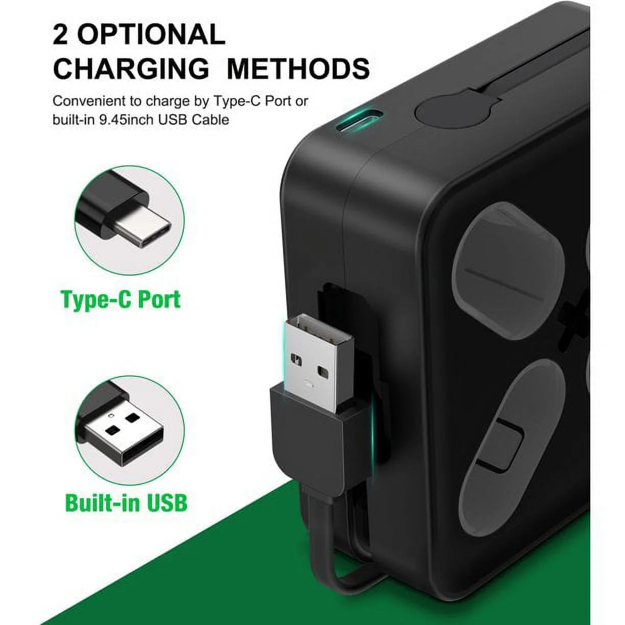 4X5520Mwh Xbox Rechargeable Battery Pack for Xbox Series X Controller,Black