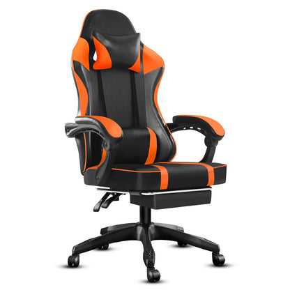 Computer Gaming Chairs for Adults, Ergonomic Computer Chair Office Desk Chair with Wheels, Adjustable Lumbar Support Big and Tal