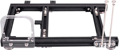 ITX Test Bench Computer Case PC Test Bench, ITX Computer Open Air Case Bracket Aluminum DIY Bare Frame, ATX Case Open Air Computer Case ITX Motherboard Test Bench-Black