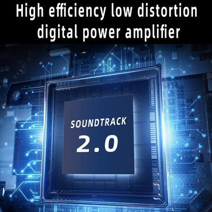 Computer Speakers PC Sound Box HIFI Stereo Microphone USB Wired with LED Light for Desktop Computer