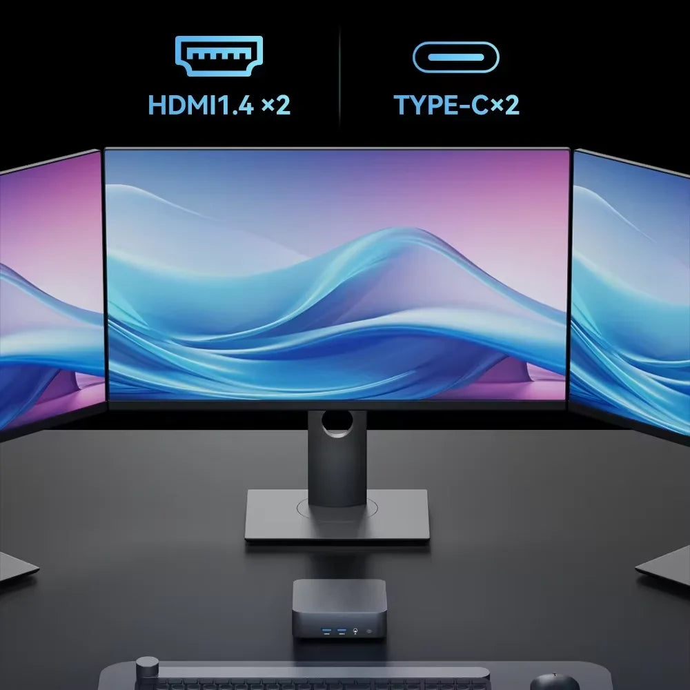 MINI Computer Windows 11 Intel Core I9 8950HK 16GB RAM 1TB SSD Computer Dual WIFI 6 BT5.2 4KHD Gaming PC