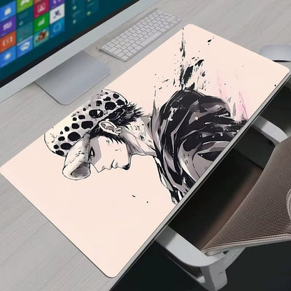 One Piece Trafalgar Law Large Mouse Pad Gamer Computer Desk Mat Modern Table Keyboard Laptop Carpet XXL Gaming Mousepad