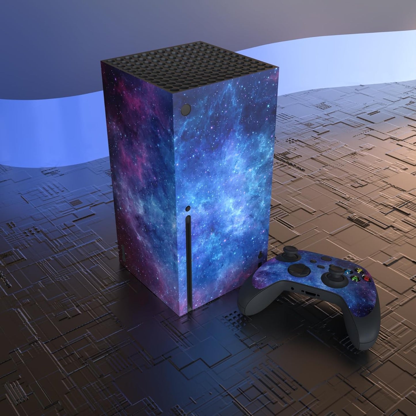 Magic Sky Custom Vinyl Skins for Xbox Core Wireless Controller, Wrap Decal Cover Stickers for Xbox Series X Console Controller