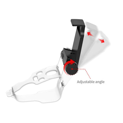 Mobile Phone Bracket Clip Cell Phone Clamp for Xbox Series X/S Wireless Controller Gamepad with Rotating Mobile Phone Holder