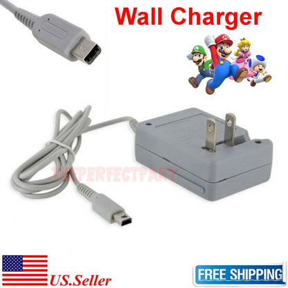 New AC Adapter Home Wall Charger Cable for Nintendo Dsi/ 2DS/ 3DS/ Dsi XL System