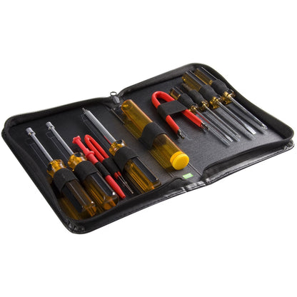 11 Piece PC Computer Tool Kit with Carrying Case - Provides the Necessary Tools to Service and Repair PC Computers - Computer Tool Kit - Pc Tool Kit - Computer Tool Set -Pc Repair Tool