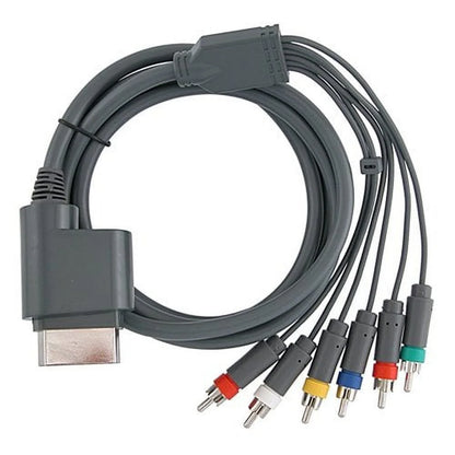 Xbox 360 / XBOX 360 Slim Component HDTV Video and RCA Stereo AV Cable