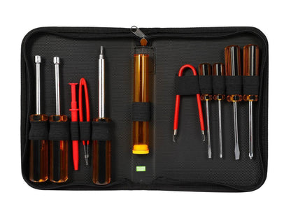 11 Piece PC Computer Tool Kit with Carrying Case - Provides the Necessary Tools to Service and Repair PC Computers - Computer Tool Kit - Pc Tool Kit - Computer Tool Set -Pc Repair Tool