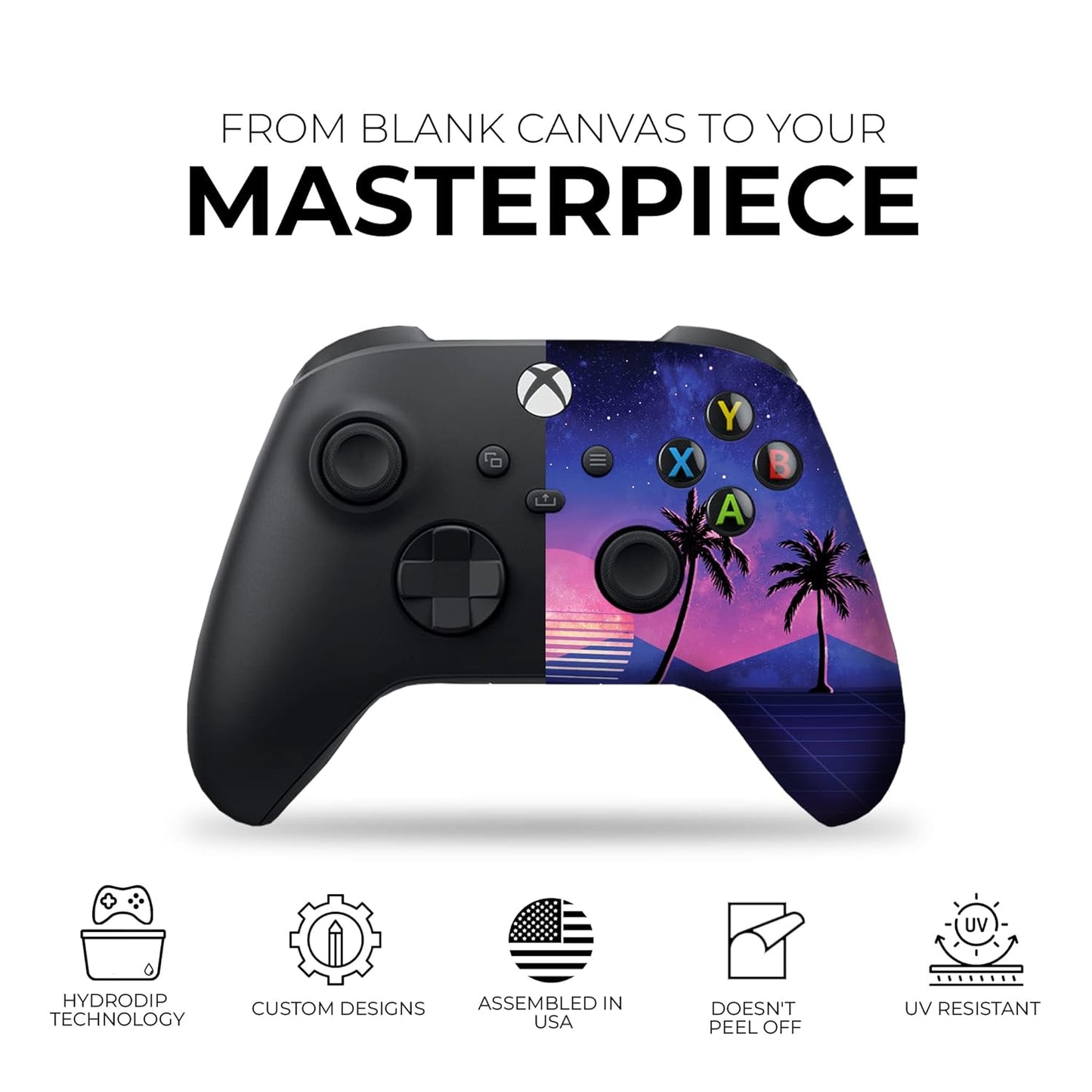 Original X-Box Wireless Controller Special Edition Customized by  Compatible with X-Box One S/X-Box Series X/S & Windows 10 Made with Advanced Hydrodip Print Technology(Not Just a Skin)