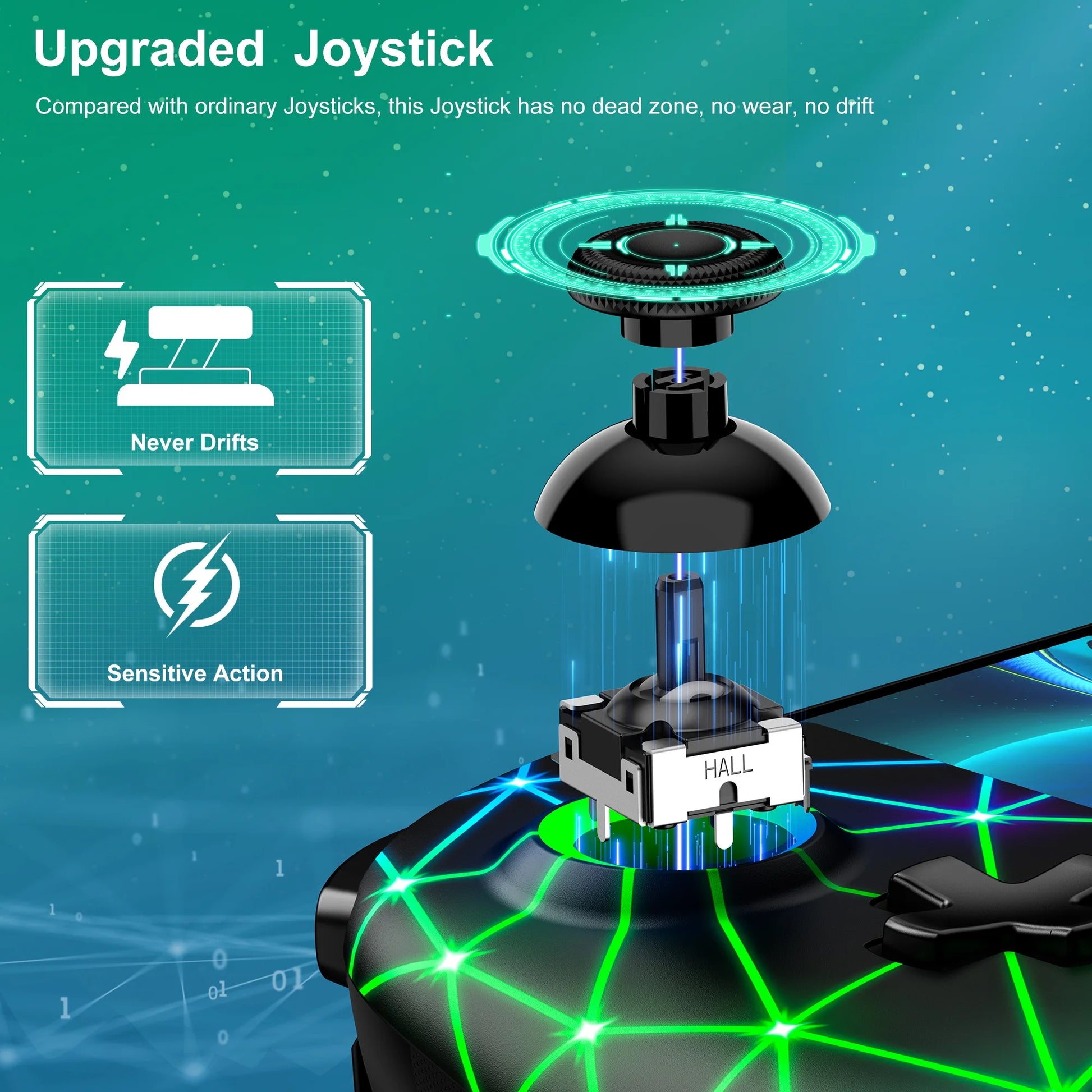 Switch Controller for Switch/Switch OLED,  One-Piece Joypad Controller Replacement for Switch Pro Controller, Switch Controllers Remote with Adjustable TURBO