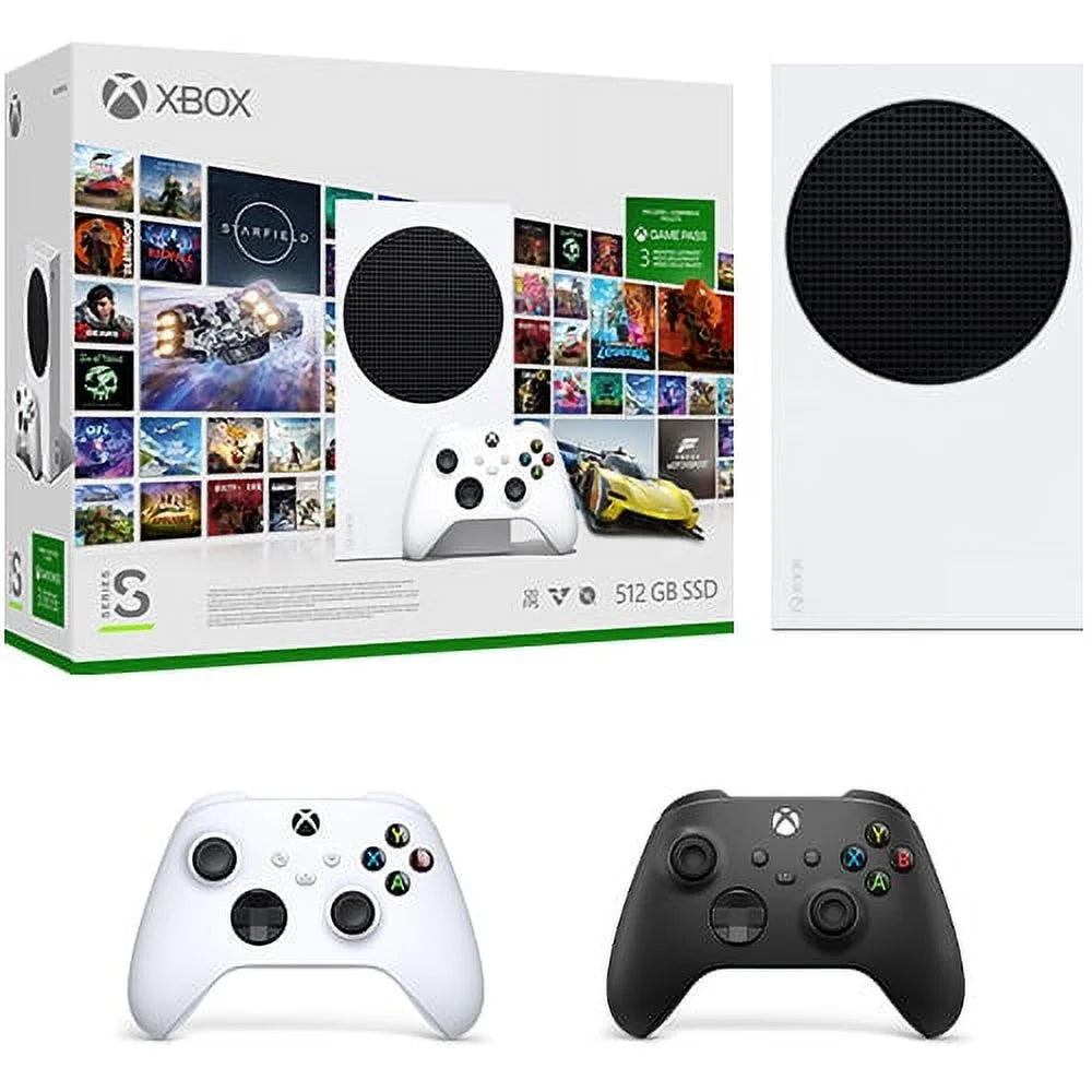 Xbox Series S 512GB SSD Console +  Wireless Controller Carbon Black - Includes  Wireless Controller 