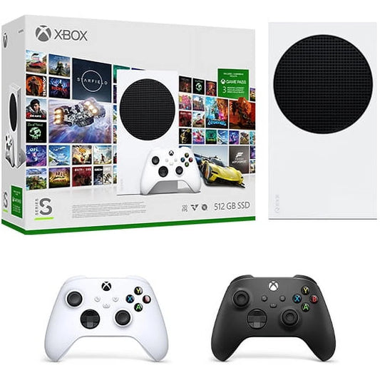 Xbox Series S 512GB SSD Console +  Wireless Controller Carbon Black - Includes  Wireless Controller 
