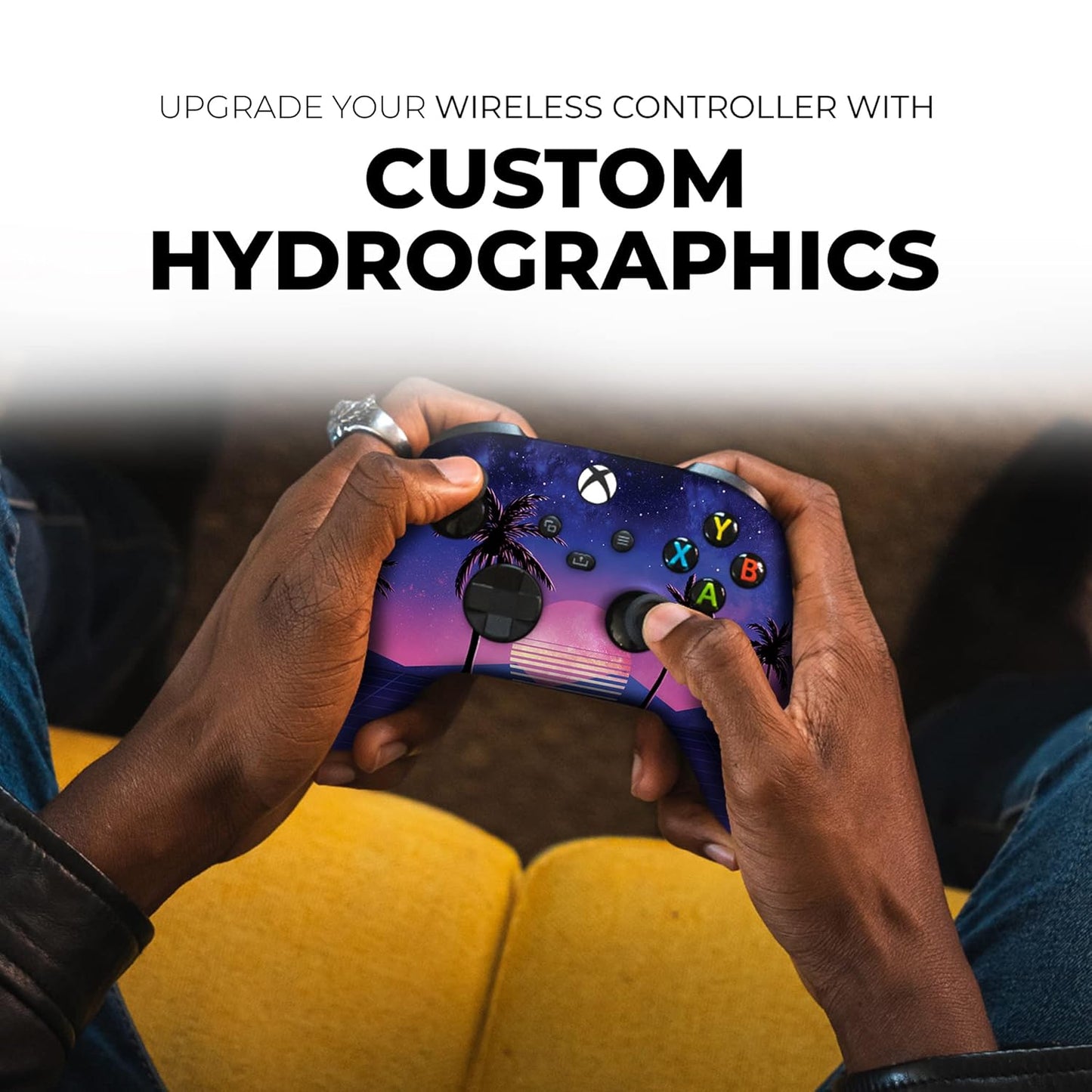 Original X-Box Wireless Controller Special Edition Customized by  Compatible with X-Box One S/X-Box Series X/S & Windows 10 Made with Advanced Hydrodip Print Technology(Not Just a Skin)