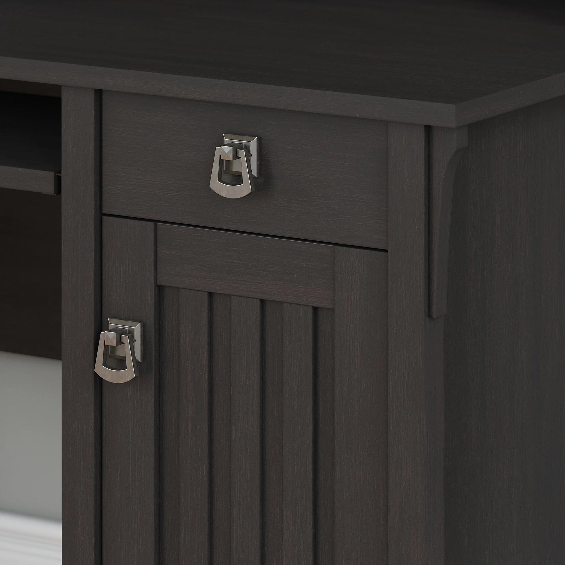 Salinas Small Computer Desk with Hutch