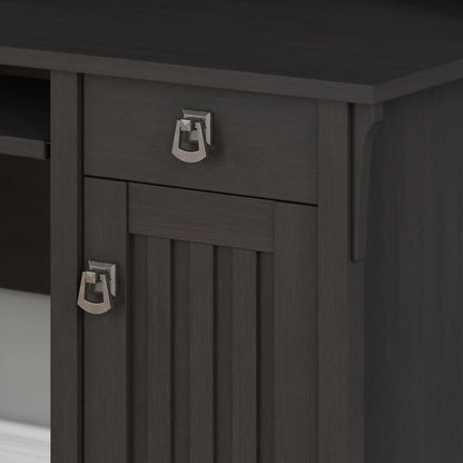 Salinas Small Computer Desk with Hutch