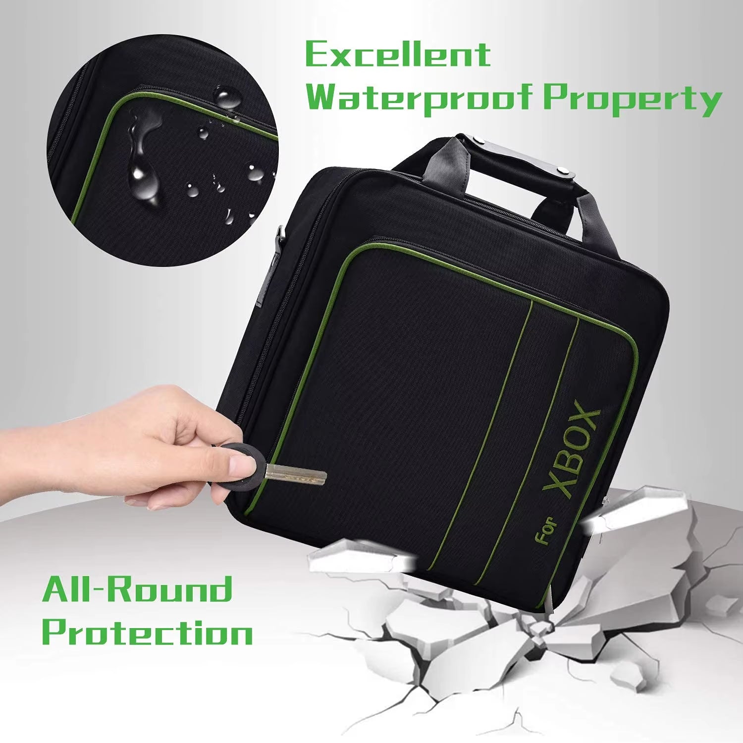 Carrying Case for Xbox Series X S, Xbox Series X Carrying Case Travel, Travel Bag for Xbox Console, Controllers&Otheraccessories