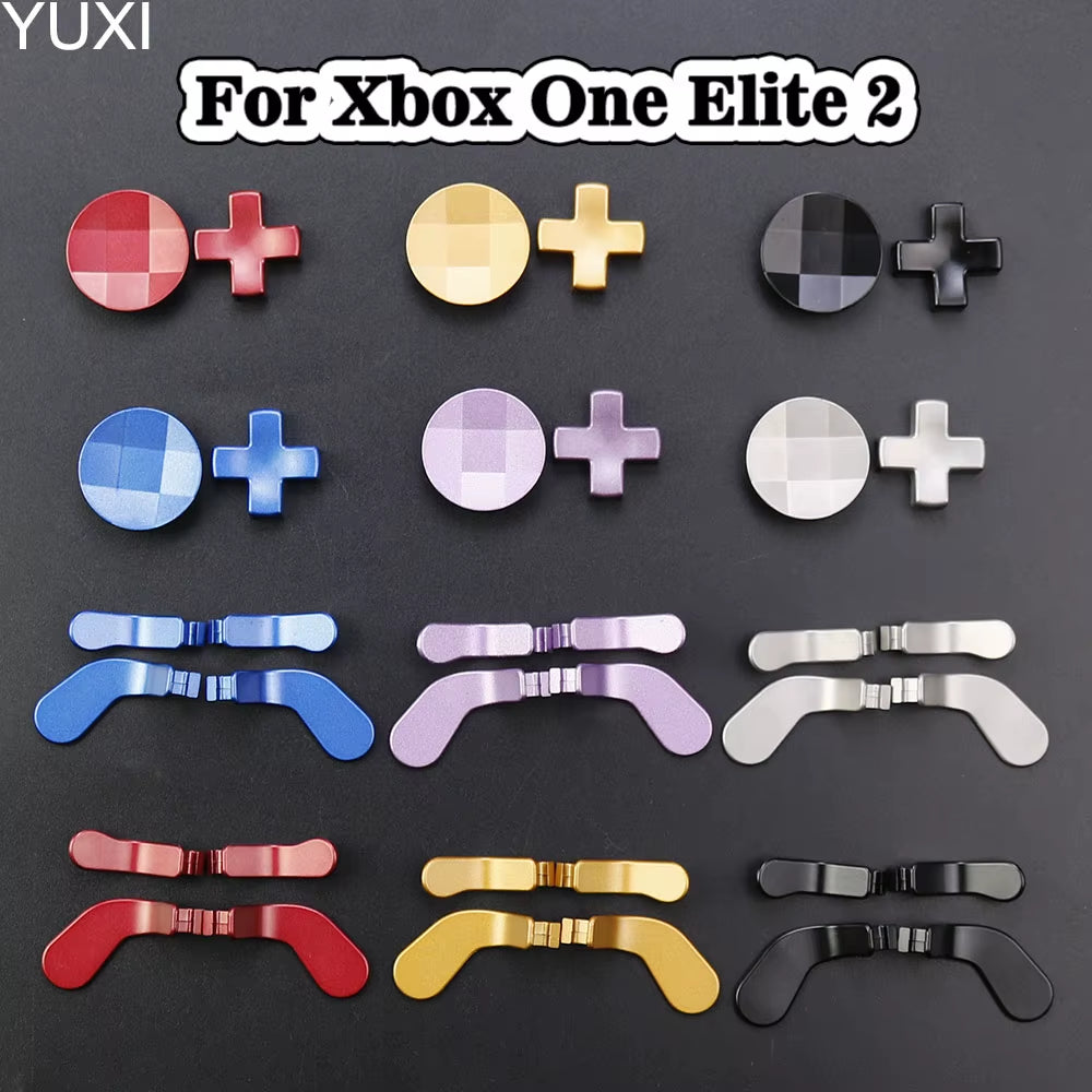1Set Gamepad Swap Thumb Grips Analog for Xbox One Elite Series Metal Paddles for Xbox One Elite 2 Parts Trigger Button