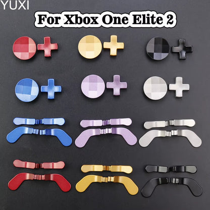 1Set Gamepad Swap Thumb Grips Analog for Xbox One Elite Series Metal Paddles for Xbox One Elite 2 Parts Trigger Button