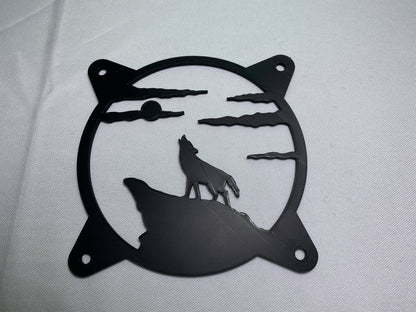 Wolf Howling Computer Fan Grill Shroud Cover 120Mm 140Mm
