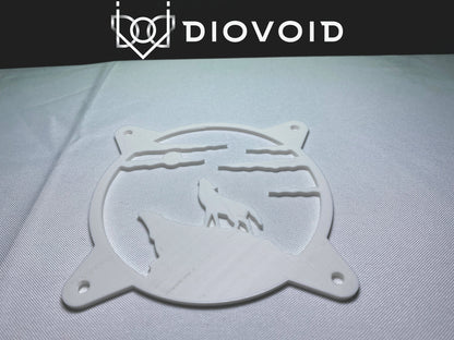 Wolf Howling Computer Fan Grill Shroud Cover 120Mm 140Mm
