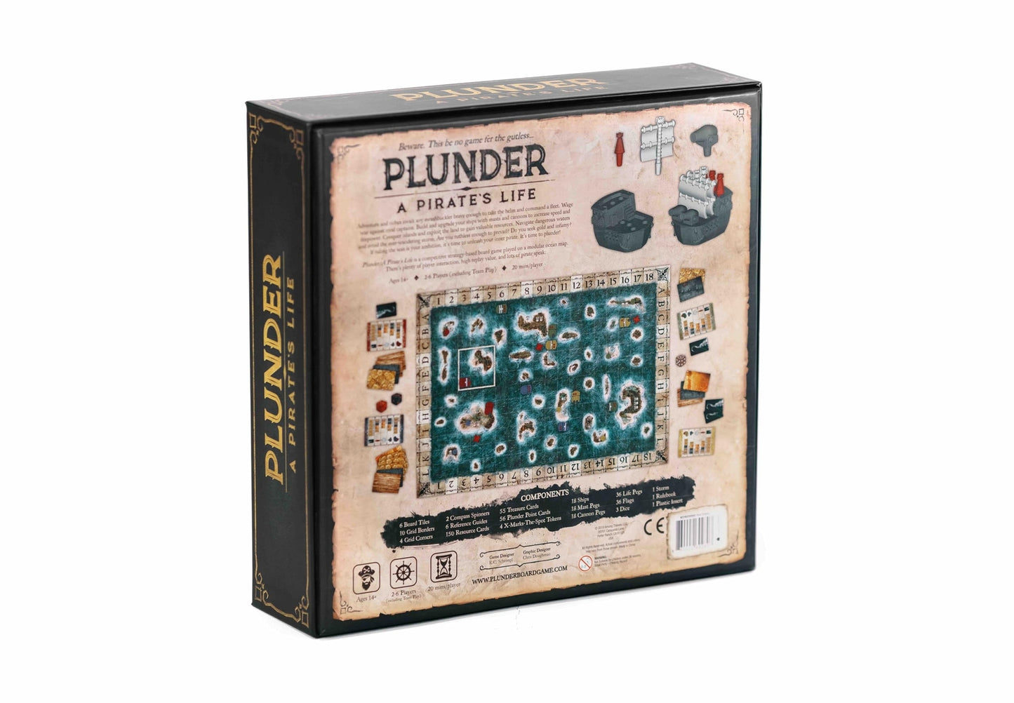 Plunder - Family Board Games - Board Games for Adults and Kids - Strategy Boa...